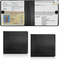 2 PCS Car Registration and Insurance Holder, 10.6''×4.8'' Essential Auto Card Glove Box Organizer with Closure, Vehicle Interior Accessories Perfect for Documents, Cards
