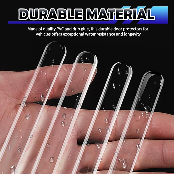8PCS Car Door Handle Protector,Transparent Car Door Handle Scratch Protector for Protection & Decoration,Universal Cars Handles Protectors Cars Accessories for Most Vehicles