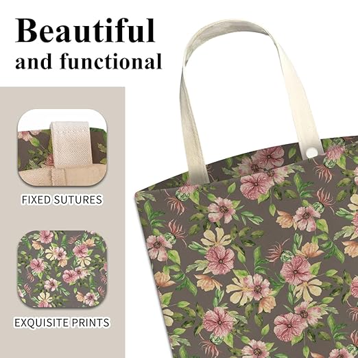 Car Trash Can, Cute Car Trash Bag, Hanging Car Organizer and Storage Bag, Trash Bin for Car Accessories, Vehicle, Travelling, Camping Cute Pink Floral Leaf