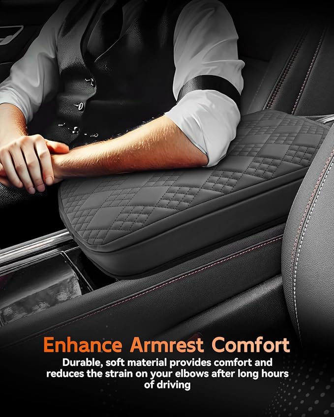 CDEFG for Chevrolet Traverse 2024 2025 2026 Center Console Cover Armrest Box Cover for Chevy Traverse (LT, Z71, High Country, RS) Accessories Console Arm Rest Protector Thickened