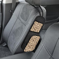 Auto Seat Storage Hanging Bag for Women Auto Seat Storage with Leopard Design Universal Car Front Seat Side Hanging Bag with Zipper for Cars SUVs Truck