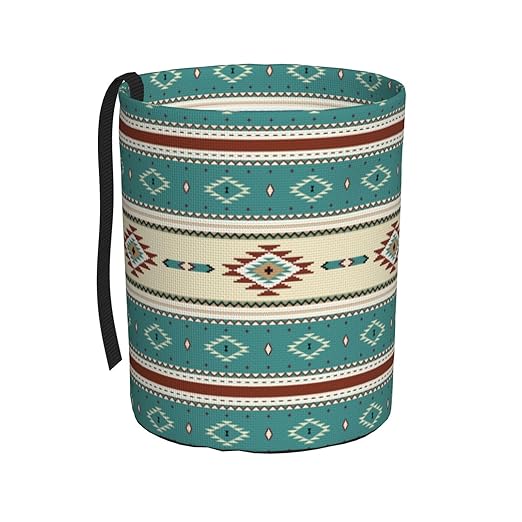 BEIANSHUO Native Indian Western Tribal Car Trash Can Collapsible Garbage Can,Hanging Trash Bag Water Proof with Suitable for Storage for Car Interiors,Home
