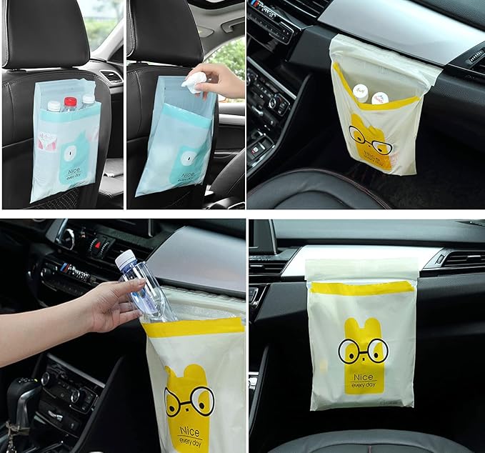 45pcs Car Trash Bag Disposable