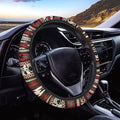 SEANATIVE Red Ethnic Tribes Auto Steering Wheel Cover Universal 14inch-15inch Steering Wheel Covers for Women Car Interior Accessories