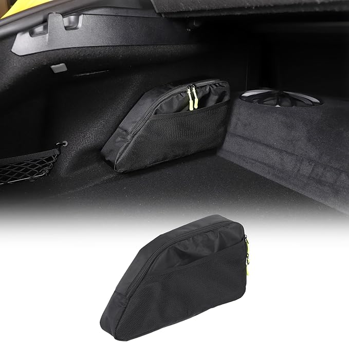 Car Trunk Organizer Compatible with Toyota Supra GR A90 A91 MK5 2019-2026, Rear Trunk Storage Organizer Box, Oxford Cloth Car Storage Bag Space Saving