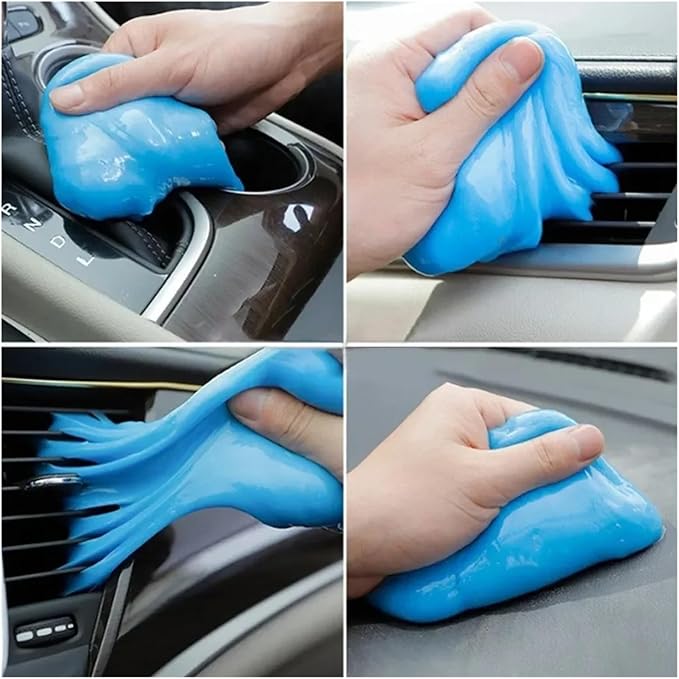 Reusable Car Cleaning Gel for Interior Detailing - for Vents, Dashboard, and Mud Removal(1 box 160g)