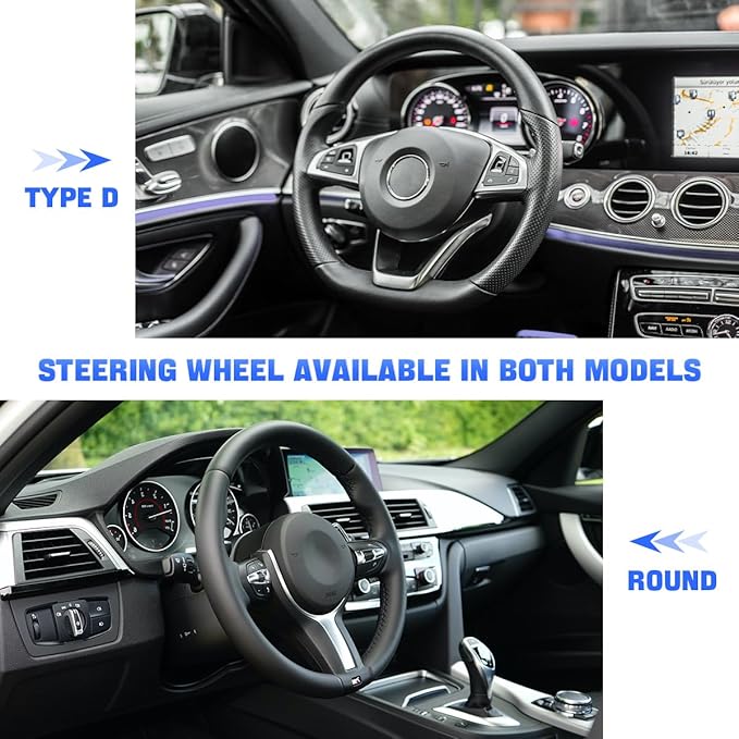 zipelo Elastic Stretch Steering Wheel Cover, Microfiber Breathable Ice Silk, Universal 15 Inch Anti-Slip Car Steering Wheel Protector, Warm in Winter and Cool in Summer for Women (Style2-Gray)