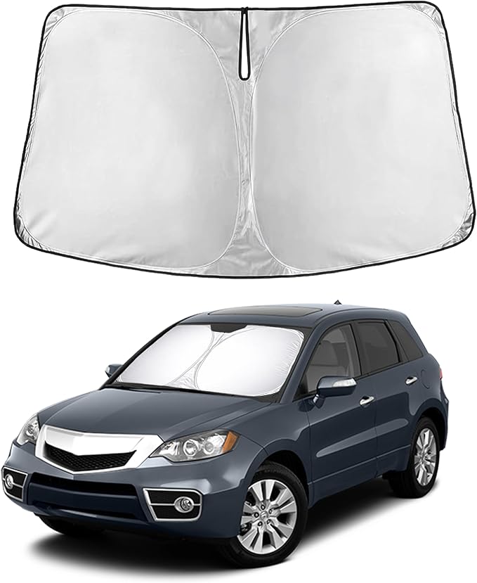 EcoNour Windshield Sunshade for Acura RDX 2007–2012 | Custom Fit Front Window Sun Shade | Blocks Harmful UV Rays & Reduces Heat | Foldable Sun Visor with Storage Pouch