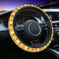 Bee Steering Wheel Cover for Women Men Girls Car Accessories Decor Anti-Slip Neoprene Auto Steering Wheel Covers Protector Universal 15 Inch