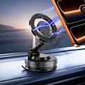 Vacuum Magnetic Phone Holder, Upgraded Suction Phone Mount, 360° Adjustable Car Phone Holder for MagSafe, Phone Holders for Your Car/Gym/Mirror, Compatible with iPhone & Android Smartphones