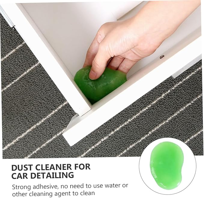 Mobestech 20 Pcs Keyboard Cleaning Mud Car Interior Duster Keyboard Cleaner Gel Car Cleaning Goo Speakers Dust Cleaner Cleaning Duster for Cleaning Jelly Dust Crystal