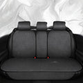 Auto Newer Luxury Breathable Car Seat Cover,Rear Car Seat Protector, Fit Four Seasons of Universal Automotive Vehicle Cushion Cover, Compatible with 91% Cars,SUV,Trucks (Black,Rear Seats)