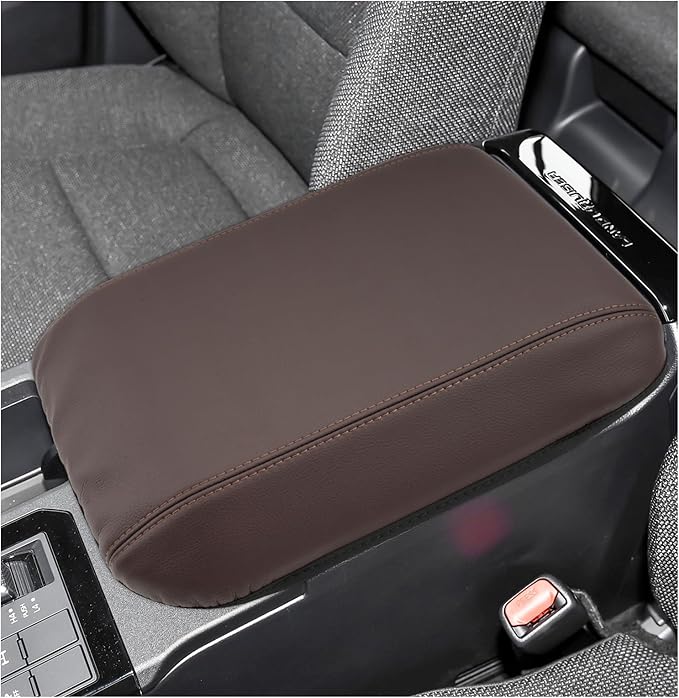 SXCY for 2024 2025 2026 Land Cruiser Armrest Cover for Toyota Land Cruiser 2025 2026 Center Console Cover 2024 2025 2026 Land Cruiser Center Console Cover for 2025 2026 Land Cruiser (Tan Line (Thin))