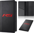 Annloysky Leather Car Registration and Insurance Cards Holder Compatible with Chevy Camaro RS Cars, Vehicle Glove Box Car Organizer with Magnetic Shut, Documents License for Camaro RS Owners