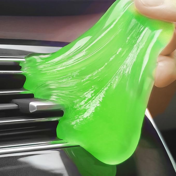 Car Cleaner Gels-4 Pack, Cleaning Gel for Car, Dust Cleaner Putty Cleaner Slime Cleaning Supplies Auto Detailing Tools, Cleaning Slime for Dust Removal, Cleaning Kit Gift for Men Women, 320g