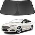 Windshield Sun Shade Window Sun Visor Protector Custom Fit 2013-2021 Ford Fusion Accessories Foldable Sunshade Sun Blocker Keeps Car Cool
