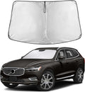 EcoNour Windshield Sun Shade for Volvo XC60 2018-2026 Accessories Custom Fit Window Shade Sun Visor Protector Foldable Blocks UV Rays Keep Your Car Cooler