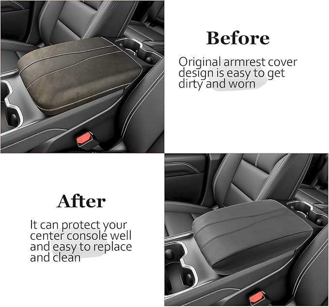 SKTU for 2025 2026 Buick Enclave Center Console Cover for 2024 2025 2026 GMC Acadia/ 2025 2026 Buick Enclave Armrest Cover GMC Acadia 2025 2026 Accessories Enclave Accessories Center Console Cushion