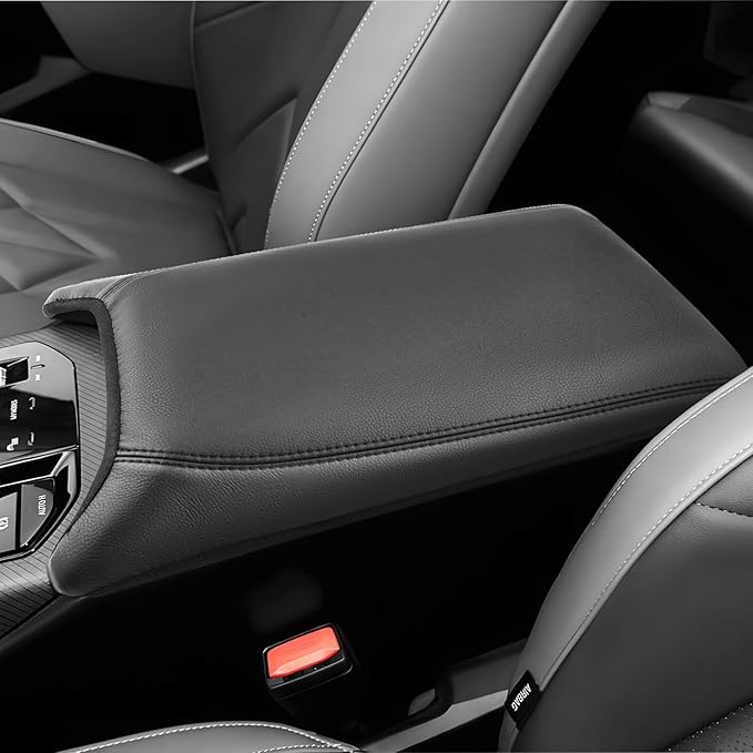 SKTU for 2025 2026 BMW X3 Center Console Cover for 2025 2026 BMW X3 Armrest Cover BMW X3 2025 2026 Accessories Seat Box Cover 2025 2026 X3 (30 xDrive/M50 xDrive) Center Console Cushion [Soft, Durable]