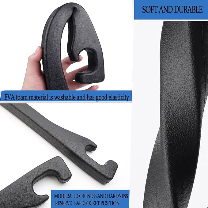 Uootill Car Seat Gap Filler Set of 2,Seat Gap Organizer, No Drop Seat Guard,2025 New Car Seat Side Gap Filler Organizer, Drop Seat Guards for Cars (Black 2Pcs)