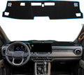 Dash Cover for Chevy Colorado/Gmc Canyon 2023 2024 2025 2026 Dashboard Cover Mat Center Console Non-Slip No Glare Protector Mat Pad Sunshade Interior Accessories for Chevylot Colorado, Blue Trim
