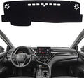 KEYOOG Dashboard Cover Dash Mat Fit for to-yota Camry 2024-2018 (Without HUD Models),Car Dash Board Mat Anti-Glare Carpet,Non-Slip Pad Sunshield Protector (Black)