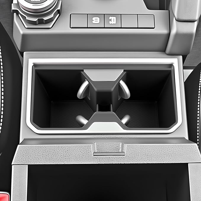 SKTU for 2025 2026 Toyota 4Runner Accessories Cup Holder for 2025 2026 Toyota 4Runner Central Control Cup Holder 4Runner 2025 2026 Accessories Durable Rubber Center Console Cup Pad