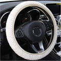 Car Accessories Steering Wheel Cover Non-Slip Fashionable Winter Little Velvet Without Inner Ring Plush Car Wheel Cover (Color : 1)