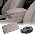 Center Console Cover Compatible with 2024 2025 2026 Hyundai Santa Fe Accessories Santa Fe Armrest Cover 2025 2026 Santa Fe SE/SEL/XRT/Limited/Calligraphy Armrest Console Cover Soft Leather(Thick Gray)