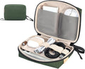 SIMTOP Small Electronics Organizer Travel Case, Portable Tech Case Pouch for Cable, Charger, Phone & Earbuds – Water-Resistant Cord Storage for Commute, Office & Business Trip – Compact Design