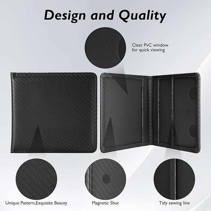 Tavonis Car Registration and Insurance Card Holder，Small Glove Box Organizer for Men and Women，Car and Truck Driver License, Documents, Card Storage Accessories，Black