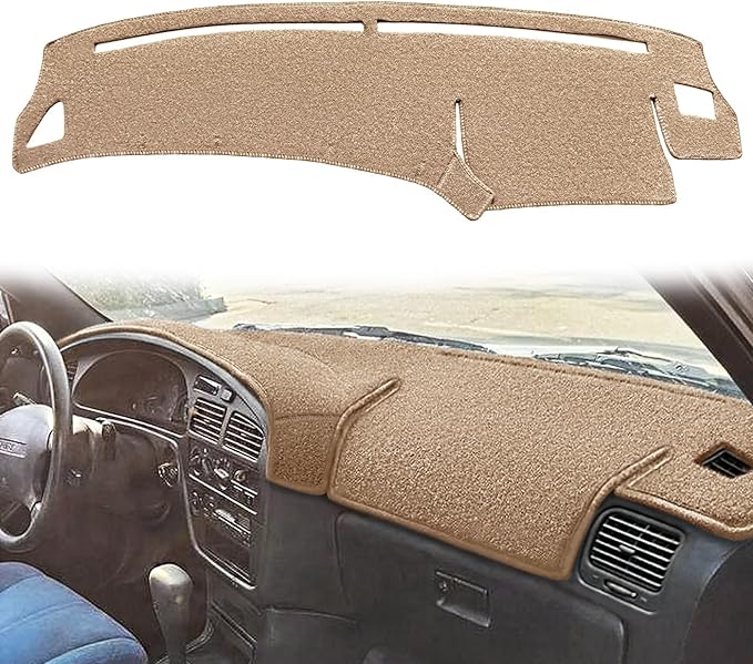 Dash Cover Mat Custom Fit for Toyota Camry Dashboard Cover Pad Cap Carpet Protector J219 (Beige)