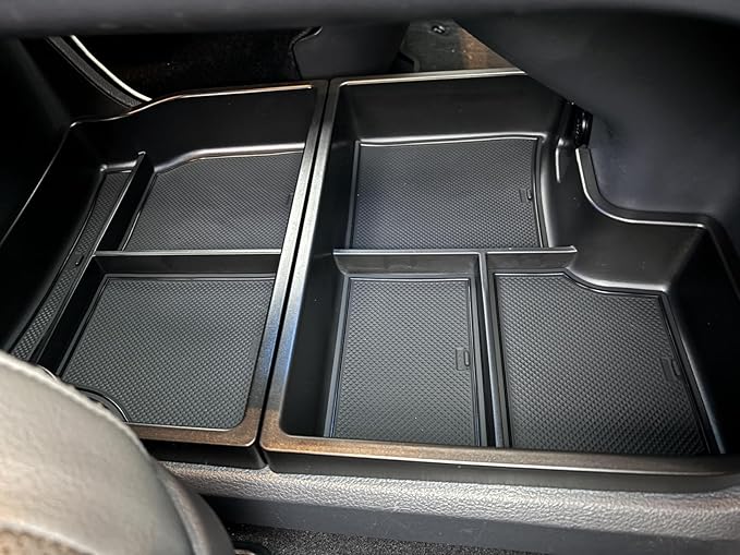 SXCY for 2025 2026 Toyota Sienna Under Console Organizer [Not for Console w/Cool Box] for 2021-2025 2026 Toyota Sienna Accessories 2021-2026 Sienna Under Console Organizer Tray for 2025 2026 Sienna