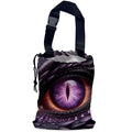 NHNXHWIA Purple Dragon Eye Car Trash Bag,Hanging Drawstring Car Garbage Bag,Waterproof Canvas Car Back Seat Organizer with Adjustable Buckle,for Vehicles,SUVs,Camping,Road Trips