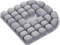 Travel Seat Cushion, Comfortable 3D Inflatable Seat Cushion for Hemorrhoid and Tailbone Pain Relief, Optimal Support for Long Sitting in Car, Air Travel, Office Chairs Etc (Gray, 16" x18")