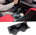 TOPINSTALL TPE Anti-Slip Cup Holder Insert Compatible with 2025 2026 Toyota Camry (XSE/XLE/SE/LE), Center Console Shock-Absorbing Cup Holder Drink Organizer for 9th Gen Camry Interior Accessory Black