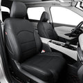 coverdream Full Set Custom Fit Rogue Car Seat Covers for Nissan Rogue Hybrid,Sport 2020 2021 2022,Full Coverage Leather Seat Protector(Black)