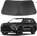 Windshield Sun Shade Custom Fit for 2024 2025 2026 Toyota Grand Highlander Accessories Foldable Sunshade Sun Blocker Protect Car from Sun Rays & Heat Damage Keep Car Cooler