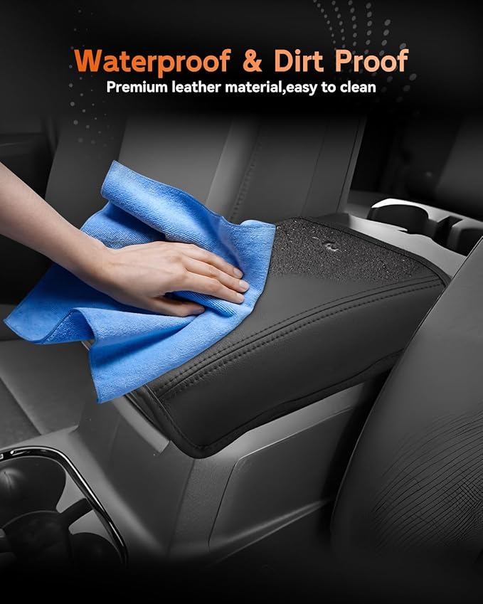 CDEFG for 2023-2025 2026 GMC Canyon Center Console Cover Armrest Box Cover for Canyon (Elevation, AT4, Denali) 2023 2024 2025 Accessories Console Arm Rest Protector