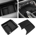 BlBLOZ Wireless Charging Anti-Slip Mat and Center Console Organizer(with Secret Compartment) for Toyota Grand Highlander 2024 2025 2026 Accessories Silicone Anti-Slip Wireless Charger Cover Pad 2PCS
