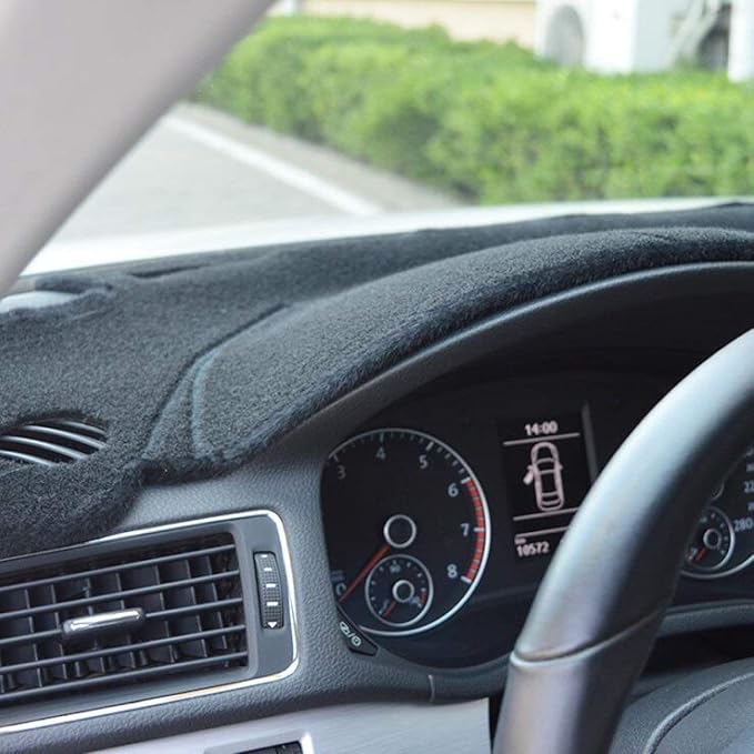 Custom Fit Dashboard Black Center Console Cover Dash Mat Protector Sunshield Cover Compatible with 2017 2018 2019 2020 2021 2022 Chrsyler Pacifica Minivan