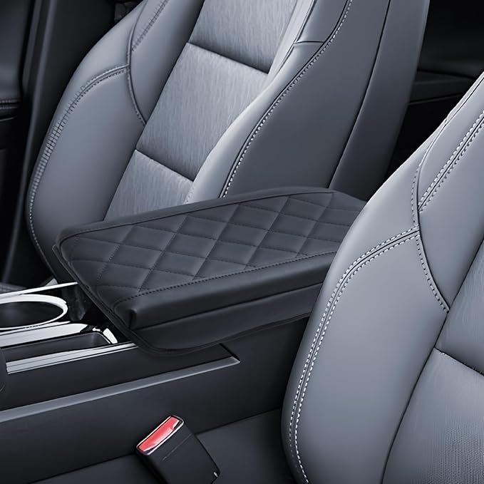 Armrest Cover for 2025-2026 Chevrolet Equinox (LT/RS/ACTIV) Accessories Center Console Middle Lid Pad Protector for Car Elbow Rest-Thickened