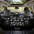 Hanging Car Trunk Organizer, Black Christmas Car Back Seat Storage Bag with 4 Pockets Waterproof Auto Interior Accessories for SUV MPV Sedans Trucks Van