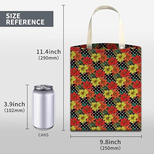 Car Trash Can, Cute Car Trash Bag, Hanging Car Organizer and Storage Bag, Trash Bin for Car Accessories, Vehicle, Travelling, Camping Yellow Red Flower