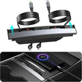 Blacloachai Waterproof USB Hub for Tesla Model 3 and Model Y - 2023/2022/2021 Dock with 4-Port Retractable Charging Cable Supporting Fast Charging (not Compatible with 2024 Model 3)