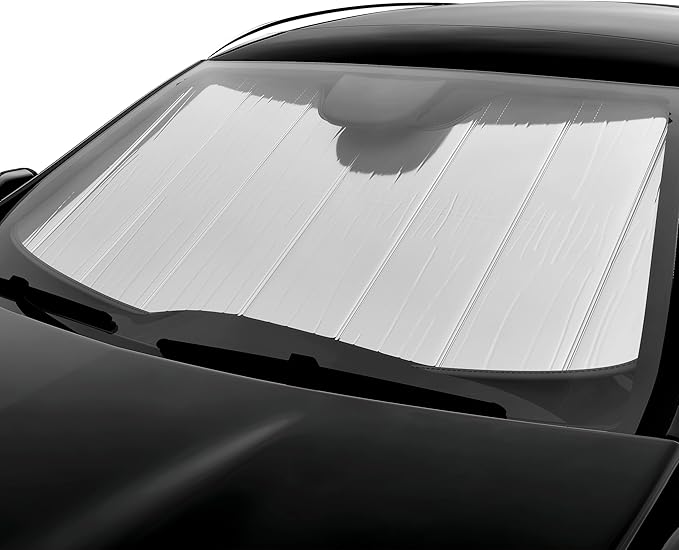 Autotech Park Foldable Sunshade Compatible with 2006-2013 Lexus is Sedan (NOT Compatible with Lexus RX, ES), Sunshade with Metal Reinforced Structure, Maintain Cool Interior and Save Space