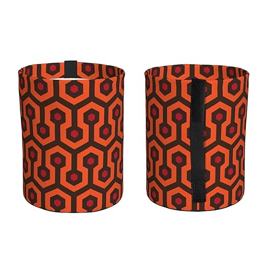 Overlook Hotel Carpet Car Trash Can Leak Proof Hanging Waterproof Garbage Can Multipurpose Trash Bin for Car SUV Front Seat Headrest Collapsible and Portable Storage Pocket