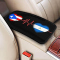 Auto Center Console Pad Puerto Rico Porto Rico Puerto Rican and Nicaragua Nicaraguan Flag Be of one Mind Car Armrest Cover Armrest Seat Handrail Box Cover Cushion Universal Decoration Protector