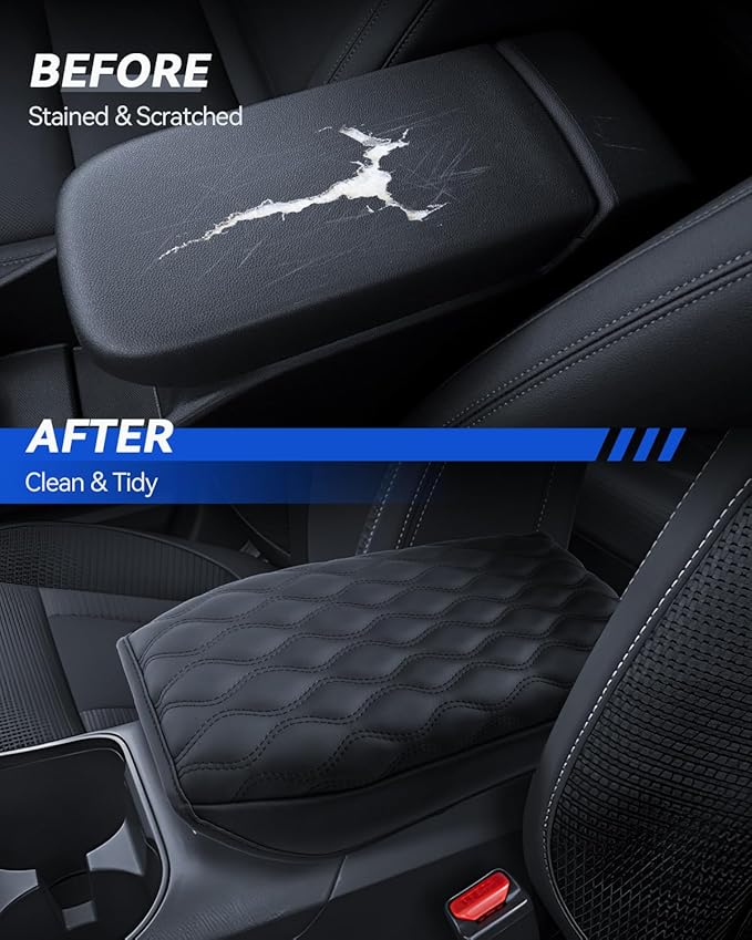 Armrest Cover for Outback & Legacy 2020-2024 2025 Accessories Center Console Middle Lid Pad Protector for Car Elbow Rest-Thickened
