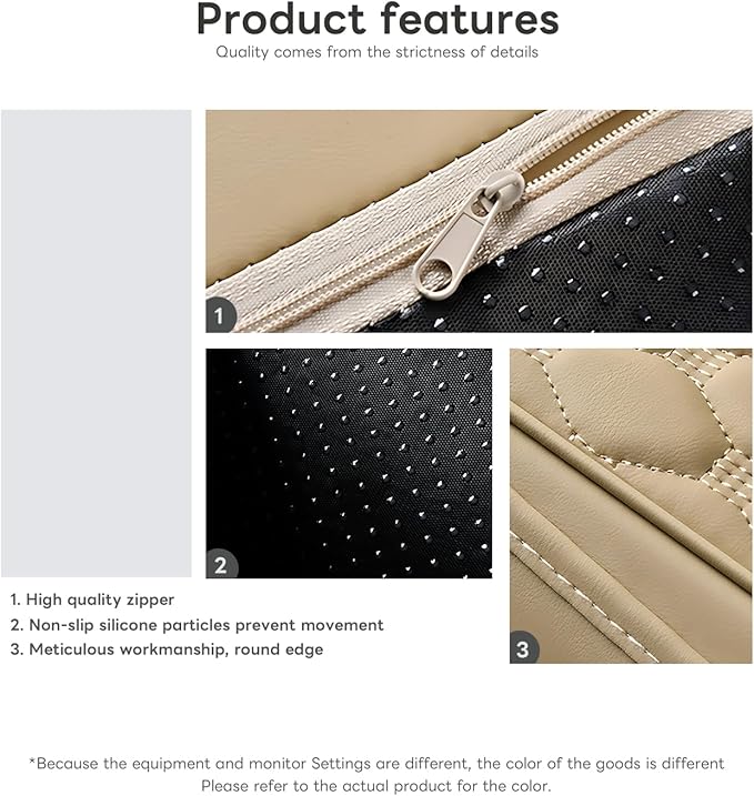 Civenhhd Car Armrest Pad, Universal Armrest Cushion Pad, Leather Armrest Box Pad